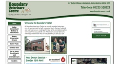 Desktop Screenshot of boundaryvets.co.uk